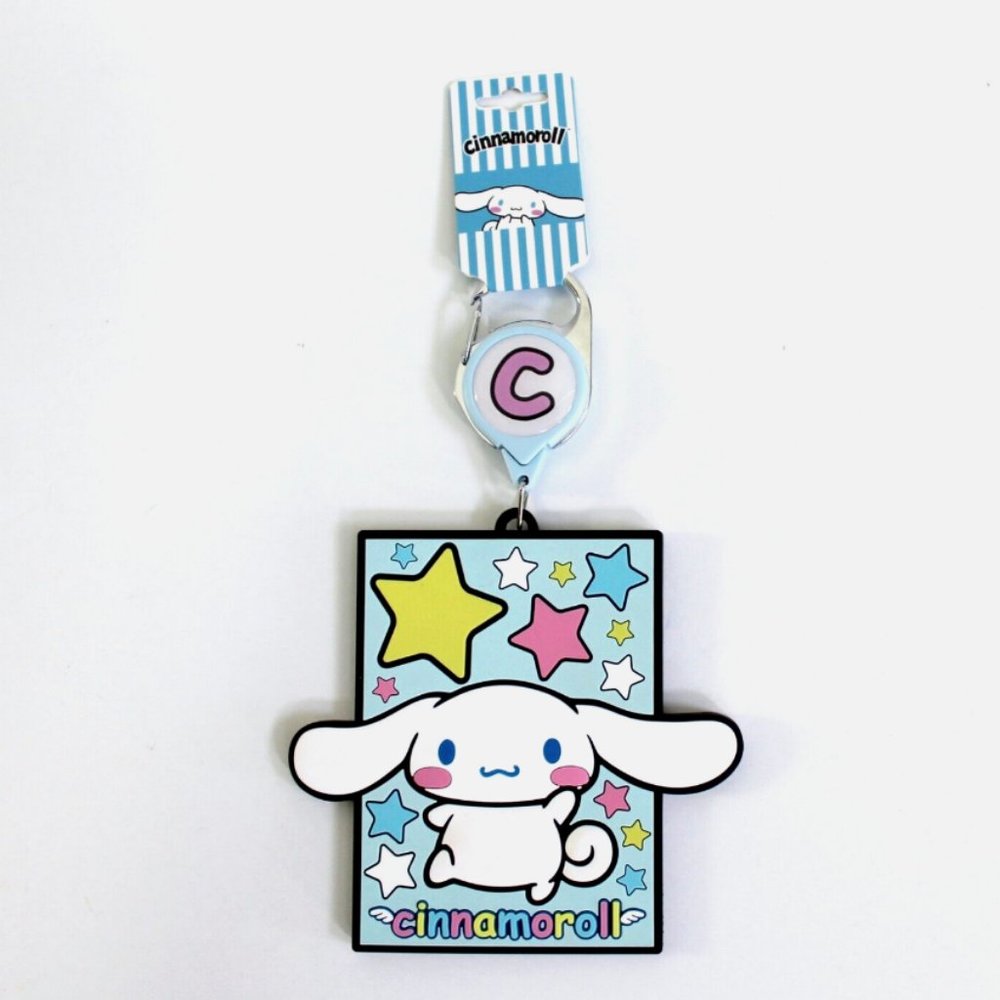 Sanrio Cinnamoroll Rubber Retractable Badge ID Holder